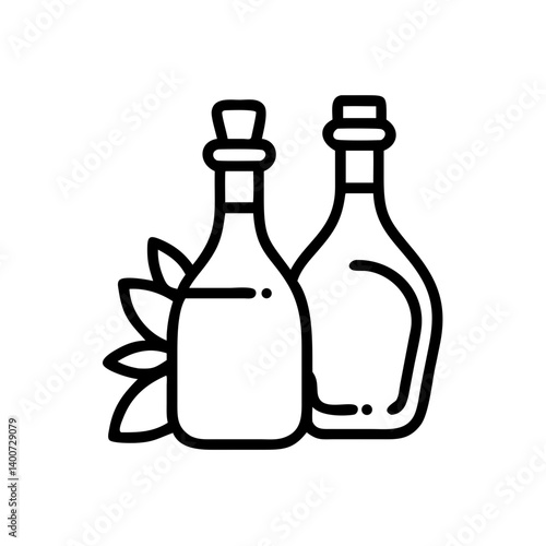 vinegar and oil