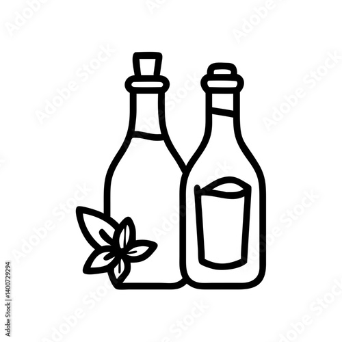 vinegar and oil