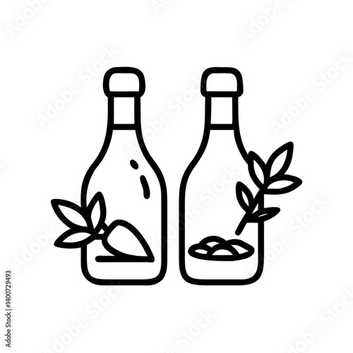 vinegar and oil