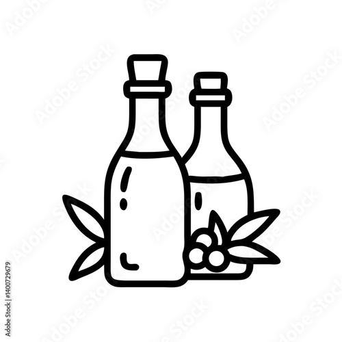 vinegar and oil
