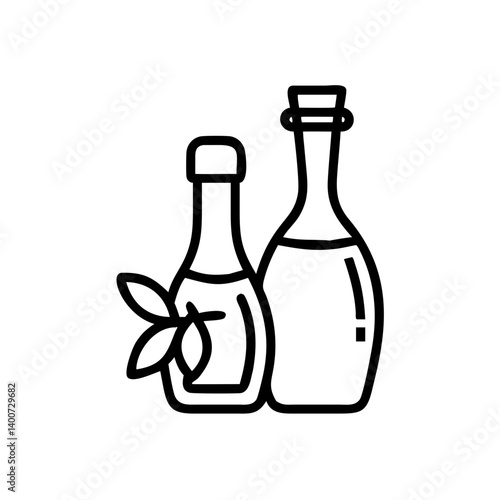vinegar and oil