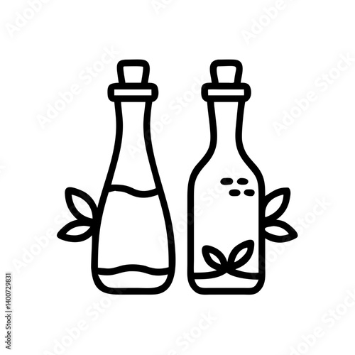 vinegar and oil
