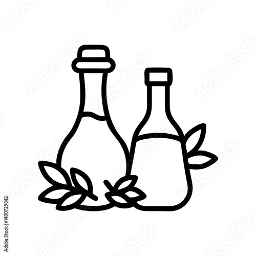 vinegar and oil