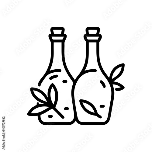 vinegar and oil