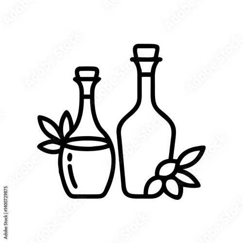 vinegar and oil
