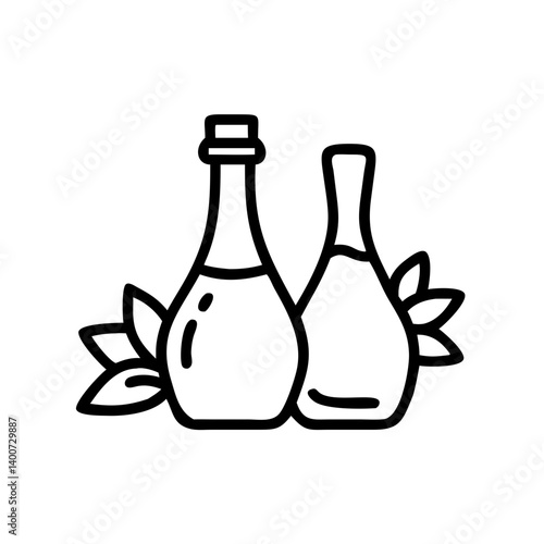 vinegar and oil