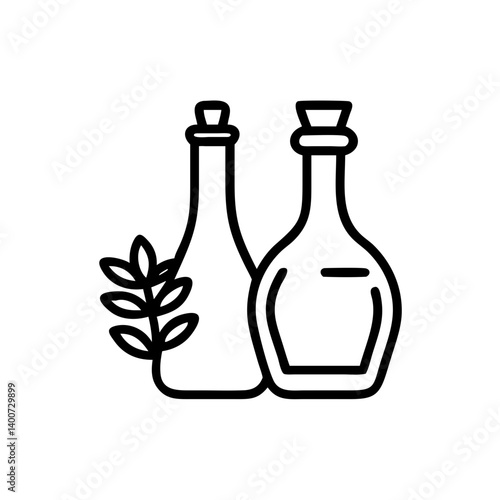 vinegar and oil