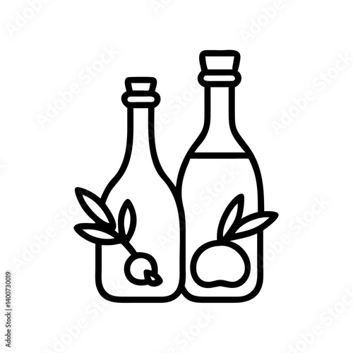 vinegar and oil