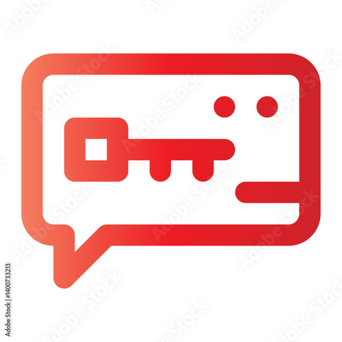 chat bubble gradient icon