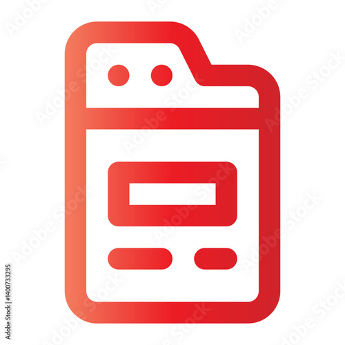 copywriting gradient icon