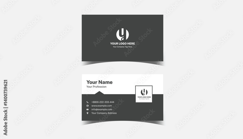 Creative modern name card and business card. Clean Design. corporate design template, Clean professional business template, and visiting card. elegant Creative modern name card and business card. Clean Design. corporate design template, Clean professional business template, and visiting card. elegant