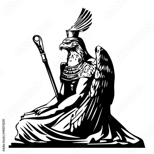 Horus – The falcon-headed god of kingshi