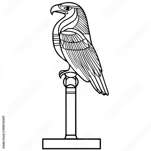 Horus – The falcon-headed god of kingshi