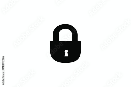 A Lack vector silhouette image made by adobe illustrator.