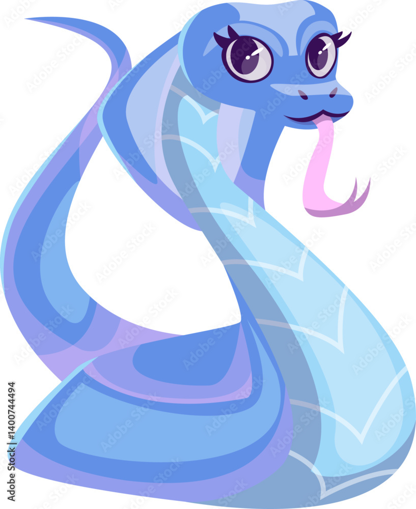 Fototapeta premium Cute Snake Character