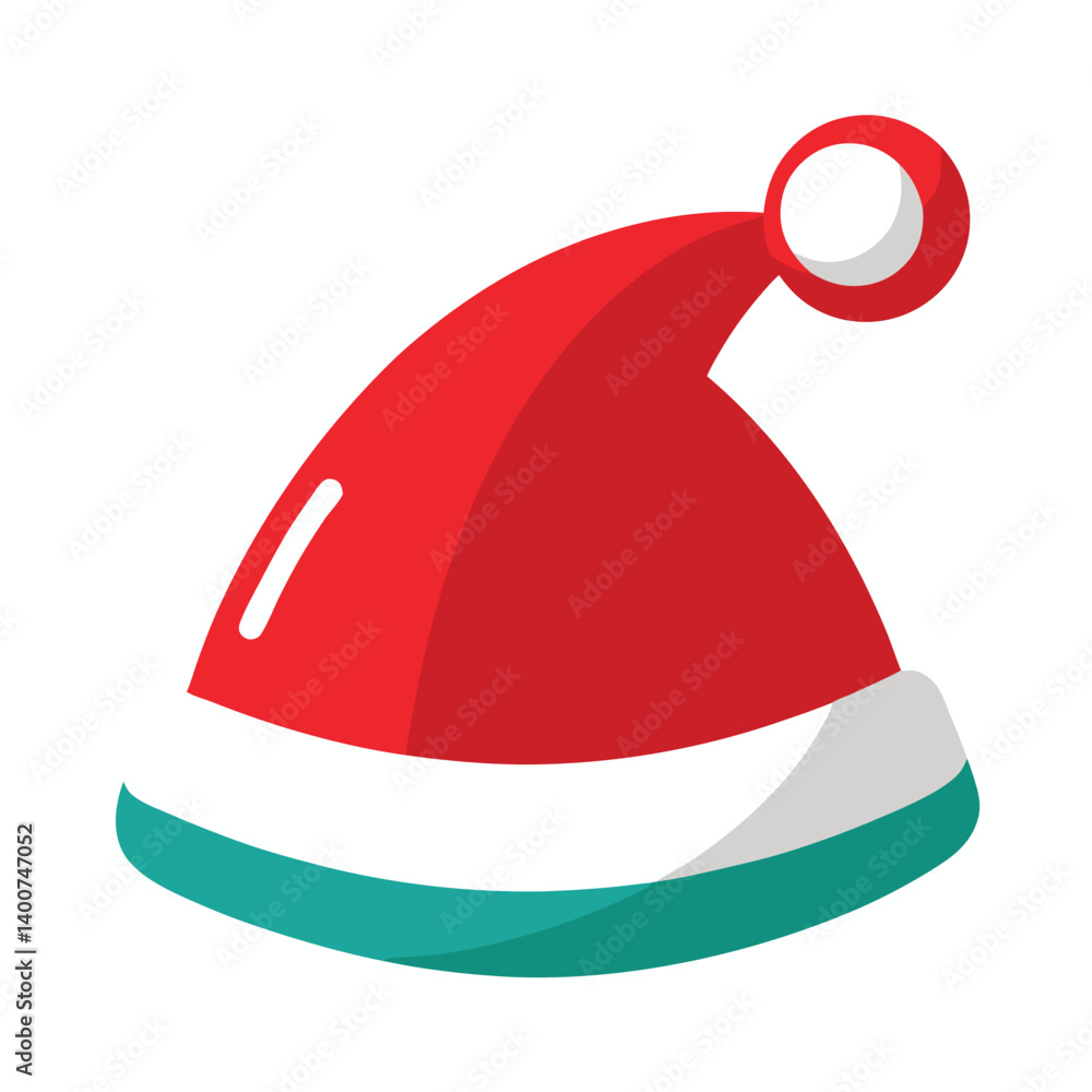 Christmas cap isolated on white background Christmas cap isolated on white background