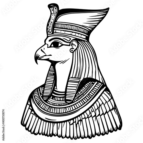Horus – The falcon-headed god of kingshi