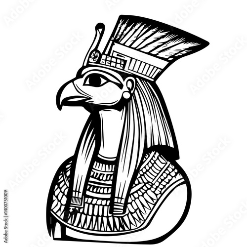 Horus – The falcon-headed god of kingshi