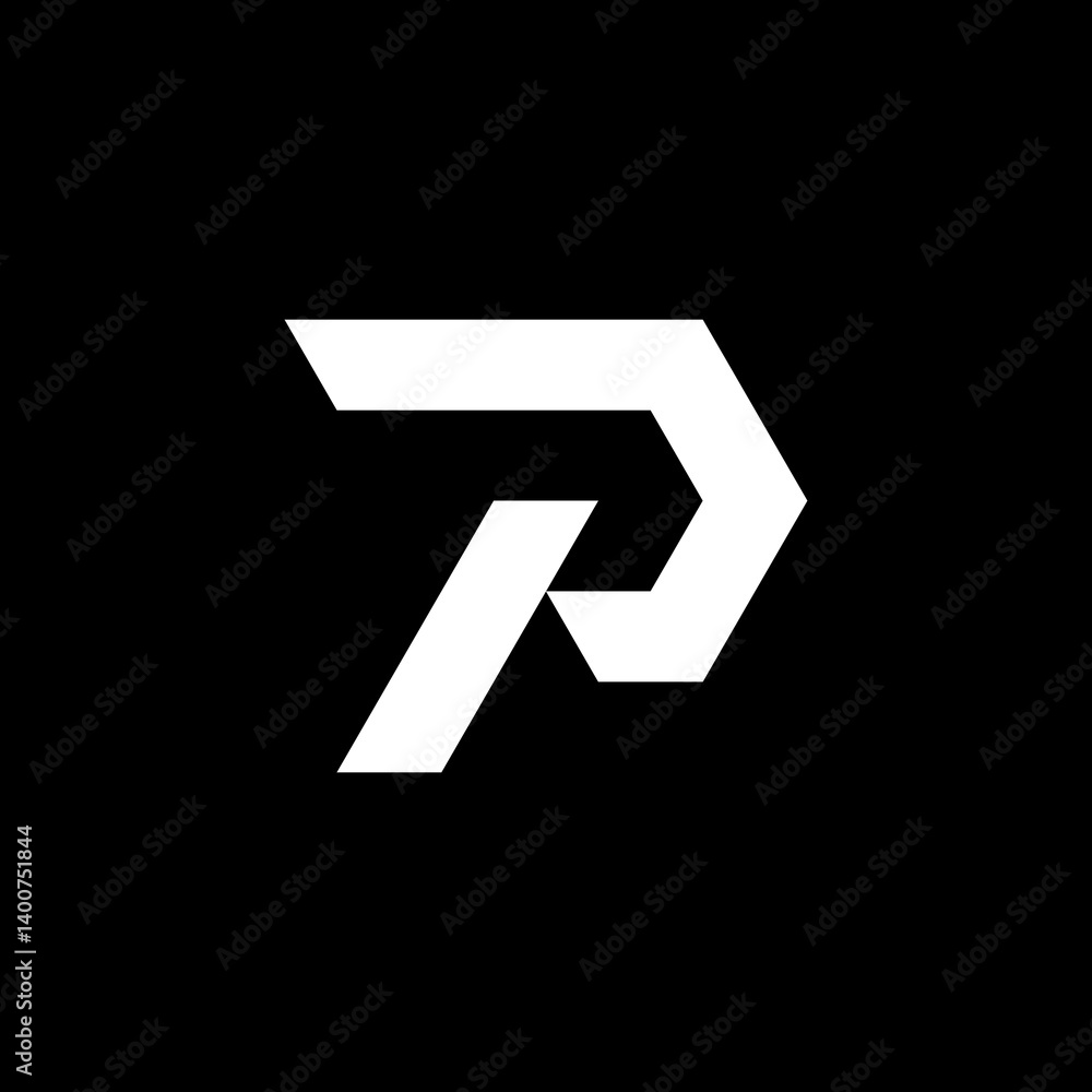letter P logo letter P logo