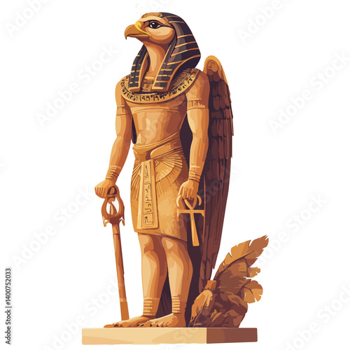 Horus – The falcon-headed god of kingshi