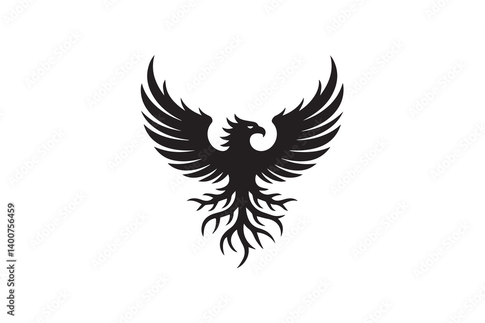 Fototapeta premium mythical bird illustration vector