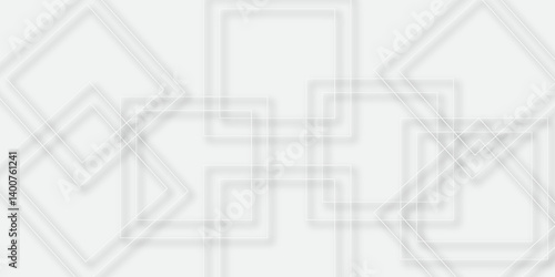 Abstract background with cubes. Modern geometric background. White ceramic brick tile.	