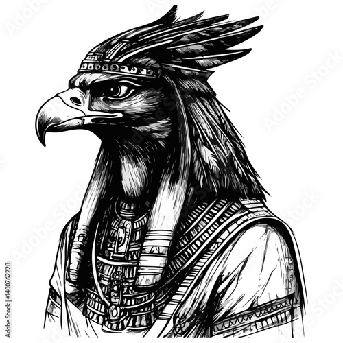 Horus – The falcon-headed god of kingshi