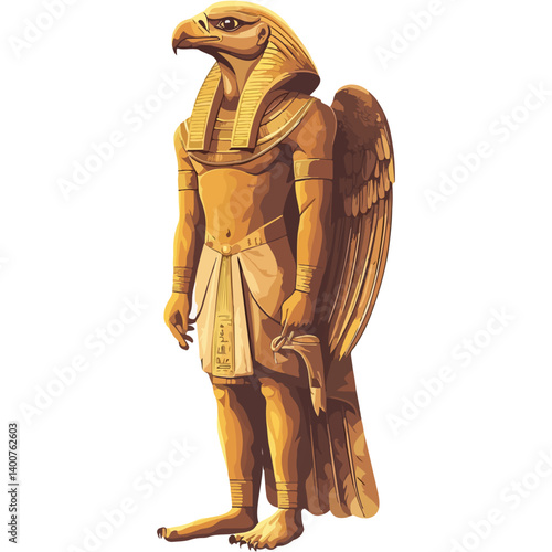 Horus – The falcon-headed god of kingshi