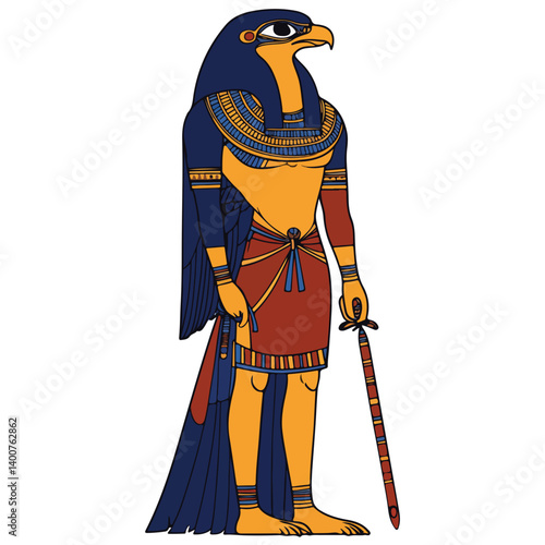 Horus – The falcon-headed god of kingshi