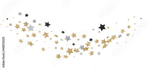 XMAS Banner with golden dec...