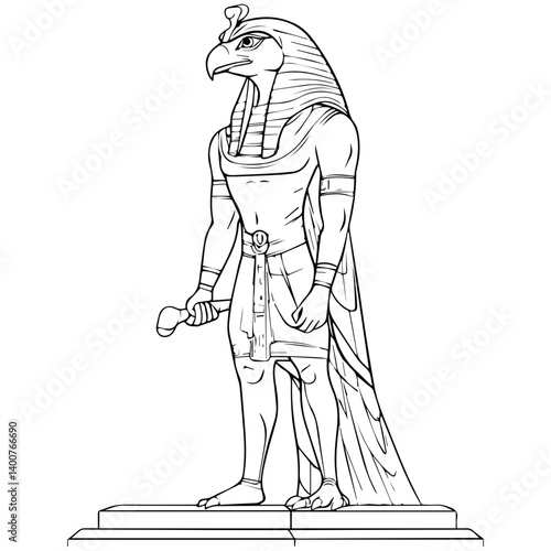 Horus – The falcon-headed god of kingshi