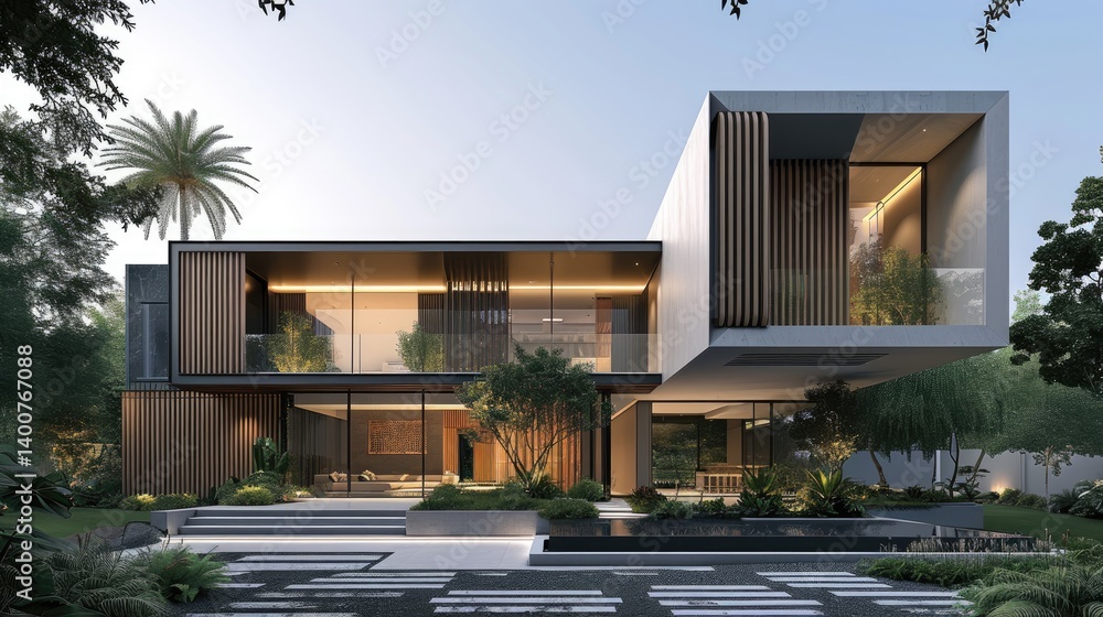 Modern Contemporary House Design With Sleek Architecture