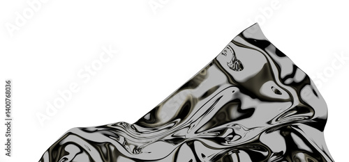 Stylish Radiance: Brushed Metal Plate Background Enhances Visual Intrigue