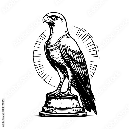 Horus – The falcon-headed god of kingshi