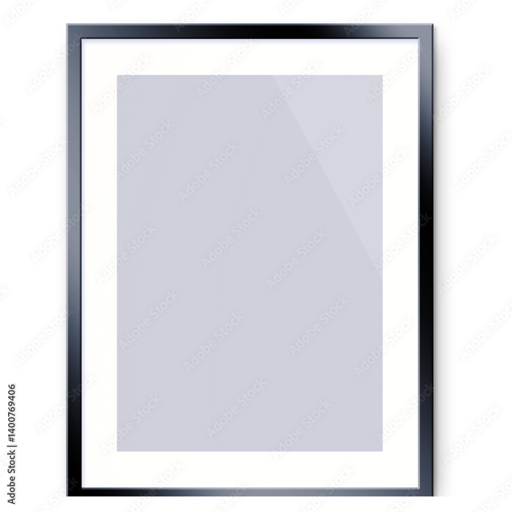 A blank picture frame ready for artwork or photography display. A blank picture frame ready for artwork or photography display.