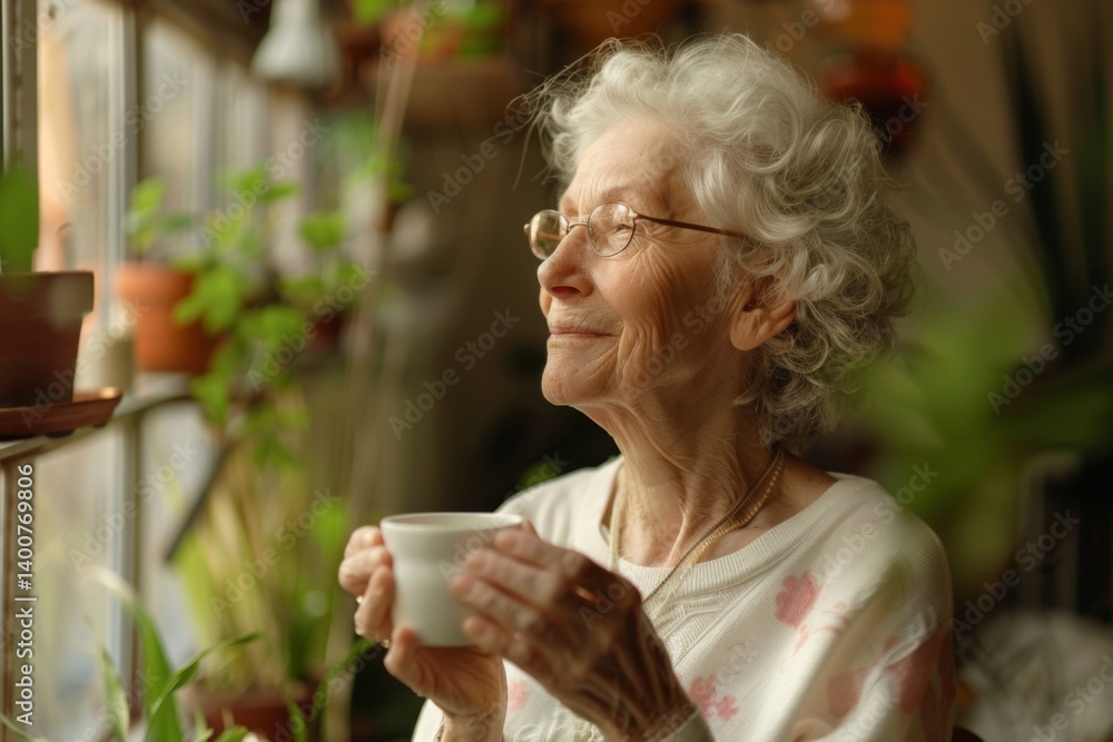 A senior engaging in a mindfulness session, practicing meditation or deep breathing A senior engaging in a mindfulness session, practicing meditation or deep breathing