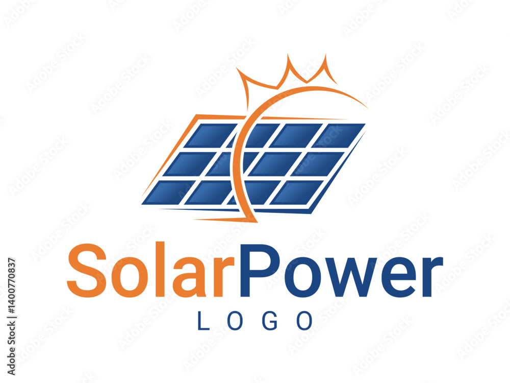 custom made wallpaper toronto digitalSophisticated Modern Solar Panel Logo Design