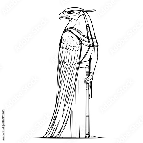 Horus – The falcon-headed god of kingshi