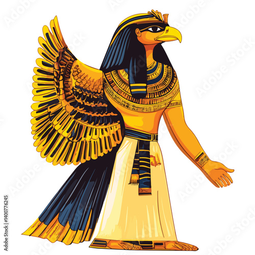 Horus – The falcon-headed god of kingshi
