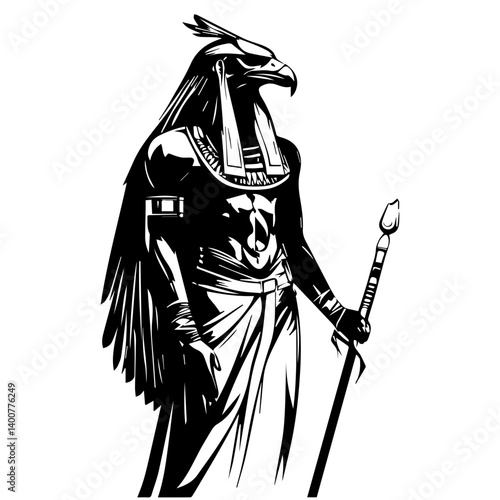 Horus – The falcon-headed god of kingshi