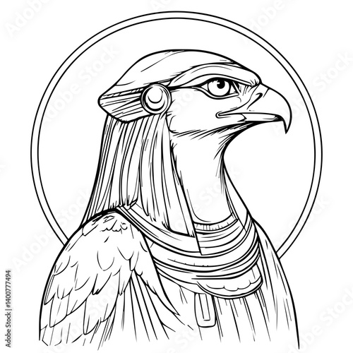 Horus – The falcon-headed god of kingshi