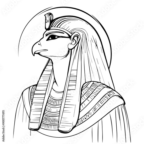 Horus – The falcon-headed god of kingshi