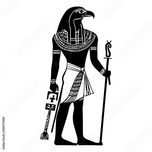Horus – The falcon-headed god of kingshi