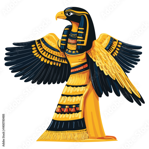 Horus – The falcon-headed god of kingshi