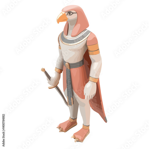 Horus – The falcon-headed god of kingshi