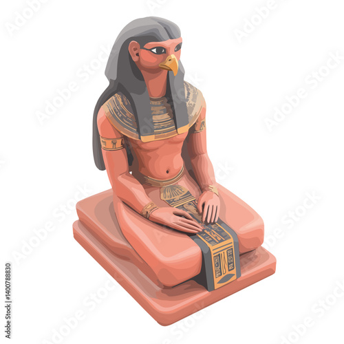 Horus – The falcon-headed god of kingshi
