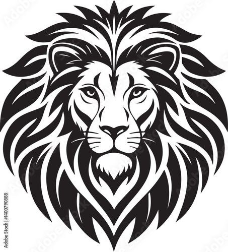 lion head vector