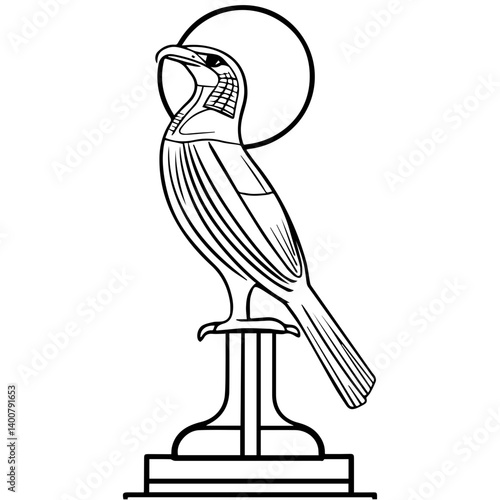 Horus – The falcon-headed god of kingshi