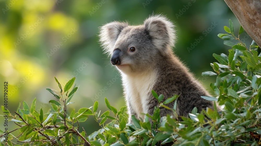 Obraz premium Cute koala in a tree (1)