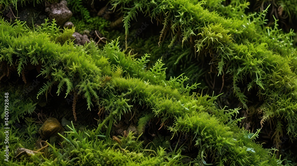 Fototapeta premium moss on the tree